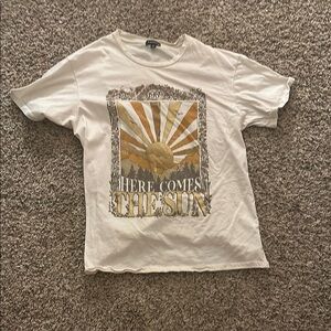 White Graphic Kids T-Shirt